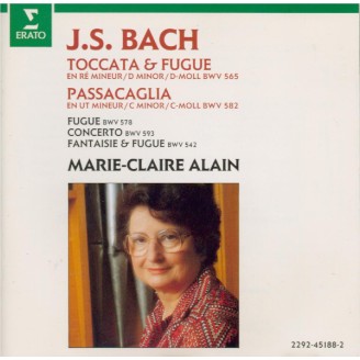 BACH - Alain - Toccata et fugue pour orgue en ré mineur BWV.565 (attribu